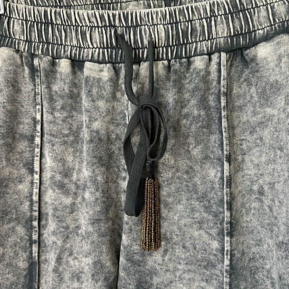 Aratta Silent Journey Juliette Wide Leg Embroidered Stone Wash Trouser Pants - Picture 7 of 9